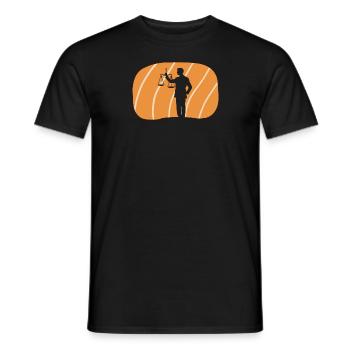 Lawyer Court Treatment - Men's T-Shirt - black - Front - AI Model Male 178 light (178cm)