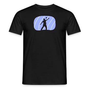 Sacs Cornhole - T-shirt homme - noir - Devant - AI Model Male 178 light (178cm)