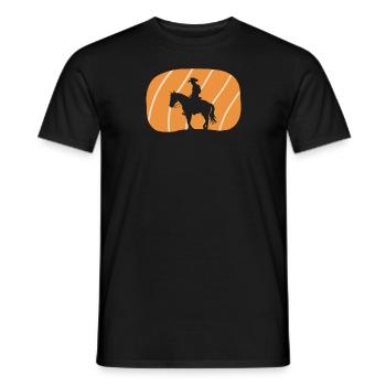 Cowboy Ranch - Men's T-Shirt - black - Front - AI Model Male 178 light (178cm)