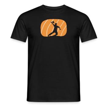 Sacs Cornhole - T-shirt homme - noir - Devant - AI Model Male 178 light (178cm)