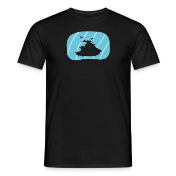 Jetski Jet Ski - Men's T-Shirt - black - Front - AI Model Male 178 light (178cm)