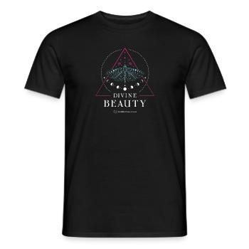 Divine Beauty T-Shirt - Männer T-Shirt - Schwarz - Vorne - AI Model Male 178 light (178cm)