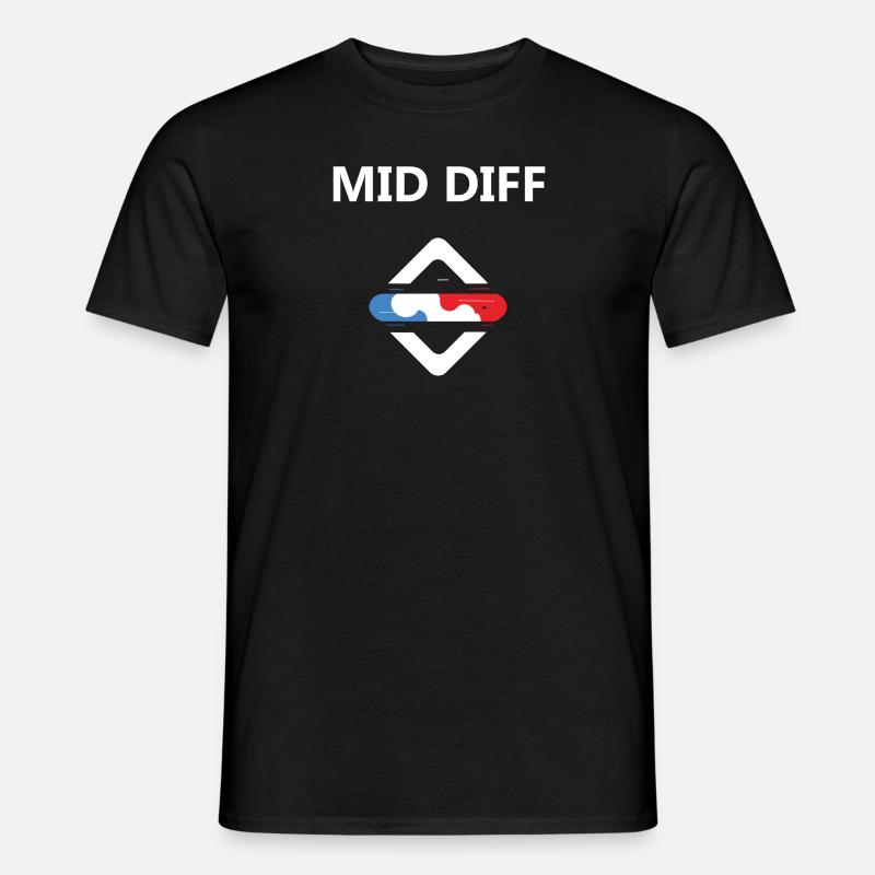 League Legend Mid Diff - Men's T-Shirt - black