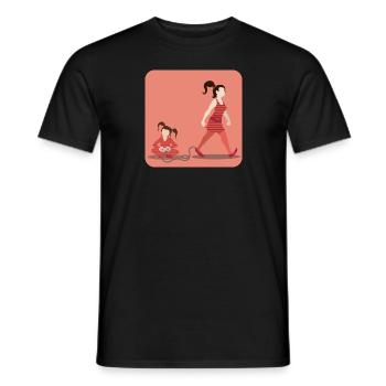 Jouer à être adulte - T-shirt homme - noir - Devant - AI Model Male 178 light (178cm)