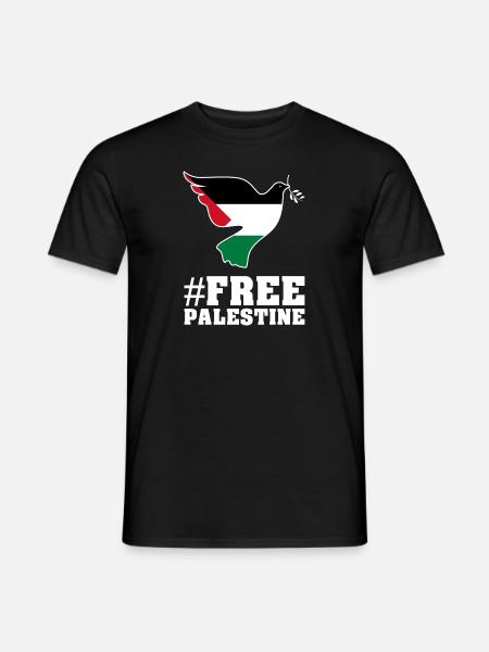 Peace | Free Palestine | Palästina | freepalestine - Männer T-Shirt - Schwarz