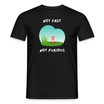 Nicht schnell nicht Wütend - Männer T-Shirt - Schwarz - Vorne - AI Model Male 178 light (178cm)