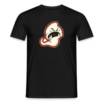 Sperma - Männer T-Shirt - Schwarz - Vorne - AI Model Male 178 light (178cm)