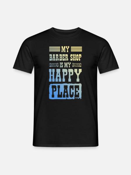 Barber shop - Männer T-Shirt - Schwarz