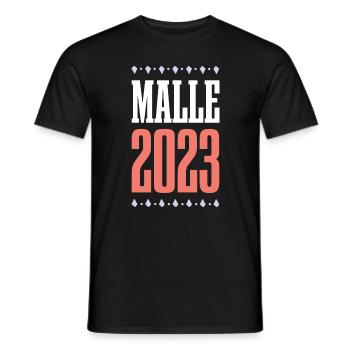 Malle 2023 - T-shirt homme - noir - Devant - AI Model Male 178 light (178cm)