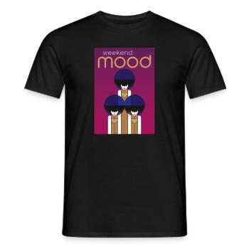 Funky Art Noveau Design - Men's T-Shirt - black - Front - AI Model Male 178 light (178cm)