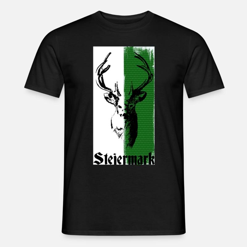 Steiermark - Männer T-Shirt - Schwarz
