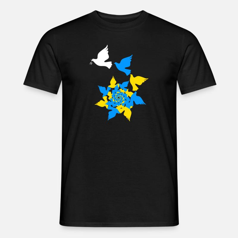 Ukraine - Männer T-Shirt - Schwarz
