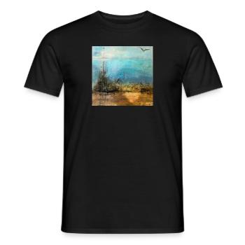 LE DESERT - T-shirt homme - noir - Devant - AI Model Male 178 light (178cm)