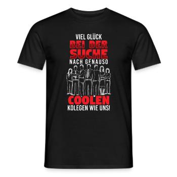 Jobwechsel Grafik Kollegin Coole Kollege Abschieds - Männer T-Shirt - Schwarz - Vorne - AI Model Male 178 light (178cm)
