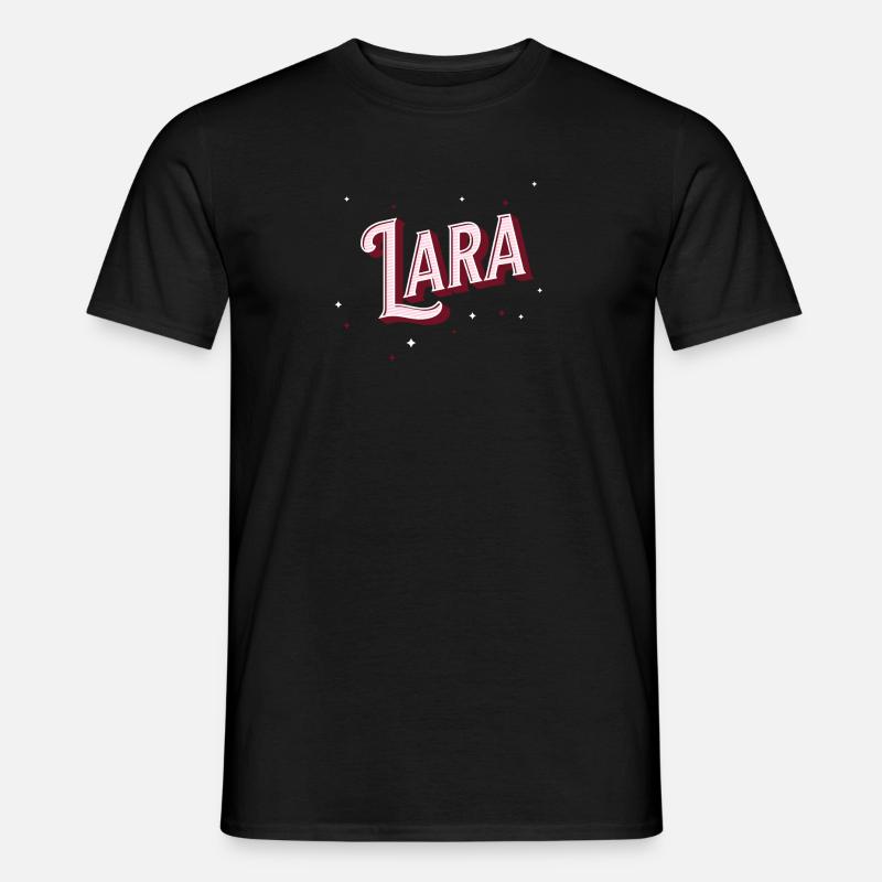 Lara name personalized - Men’s T-shirt - black