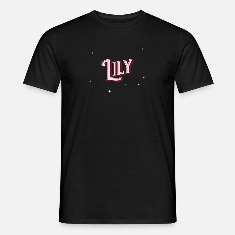 Lily name personalized - Men’s T-shirt - black