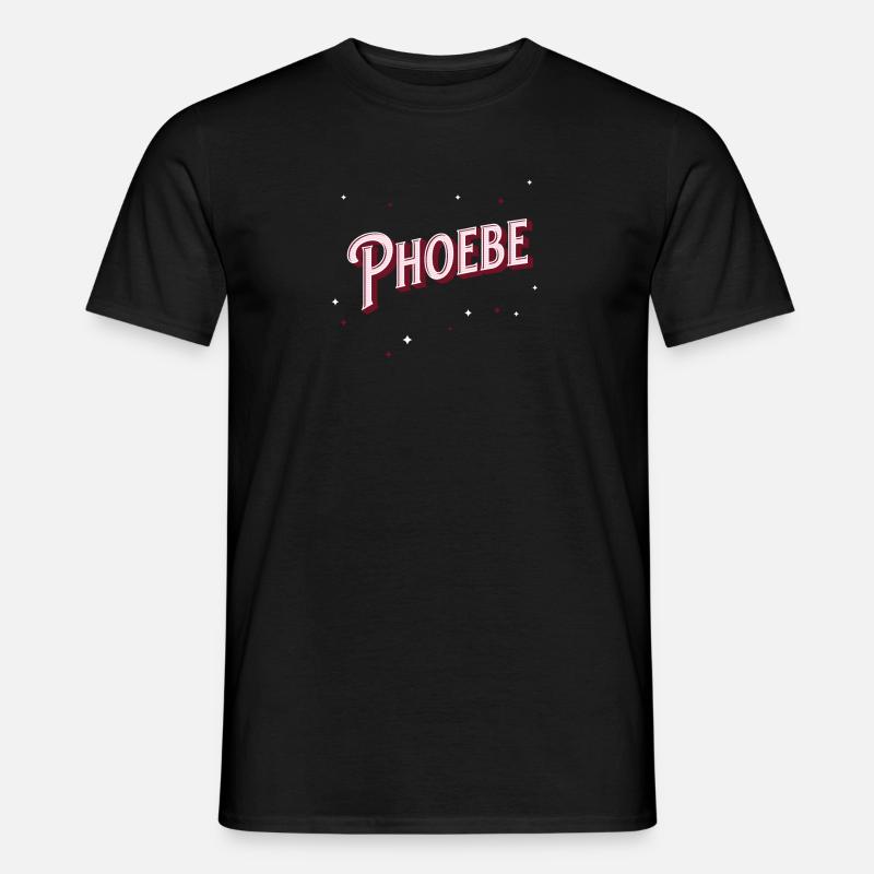Phoebe names personalized - Men's T-Shirt - black