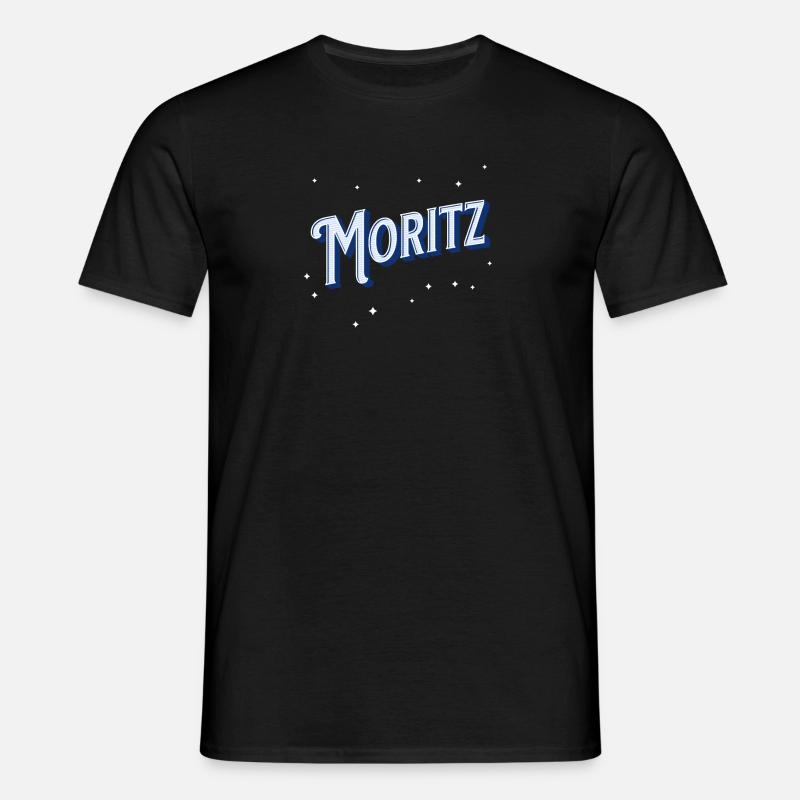 Moritz name personalized - Men's T-Shirt - black