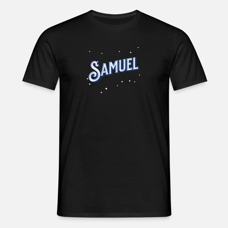 Samuel name personalized - Men's T-Shirt - black