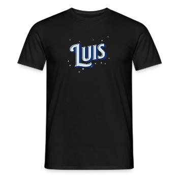 Luis Name Personalized - Men's T-Shirt - black - Front - AI Model Male 178 light (178cm)