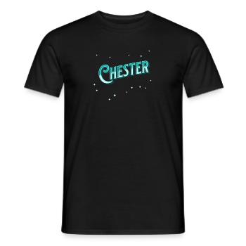 Noms Chester personnalisés - T-shirt homme - noir - Devant - AI Model Male 178 light (178cm)