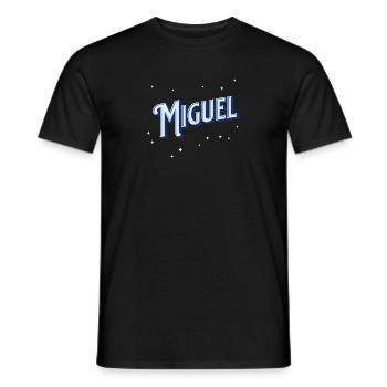 Miguel Name Personalized - Men's T-Shirt - black - Front - AI Model Male 178 light (178cm)