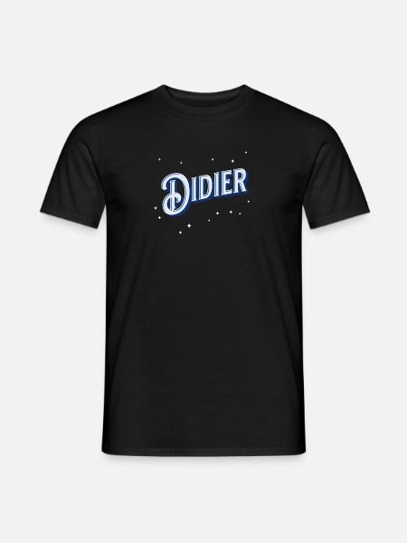 Didier name personalized - Men's T-Shirt - black