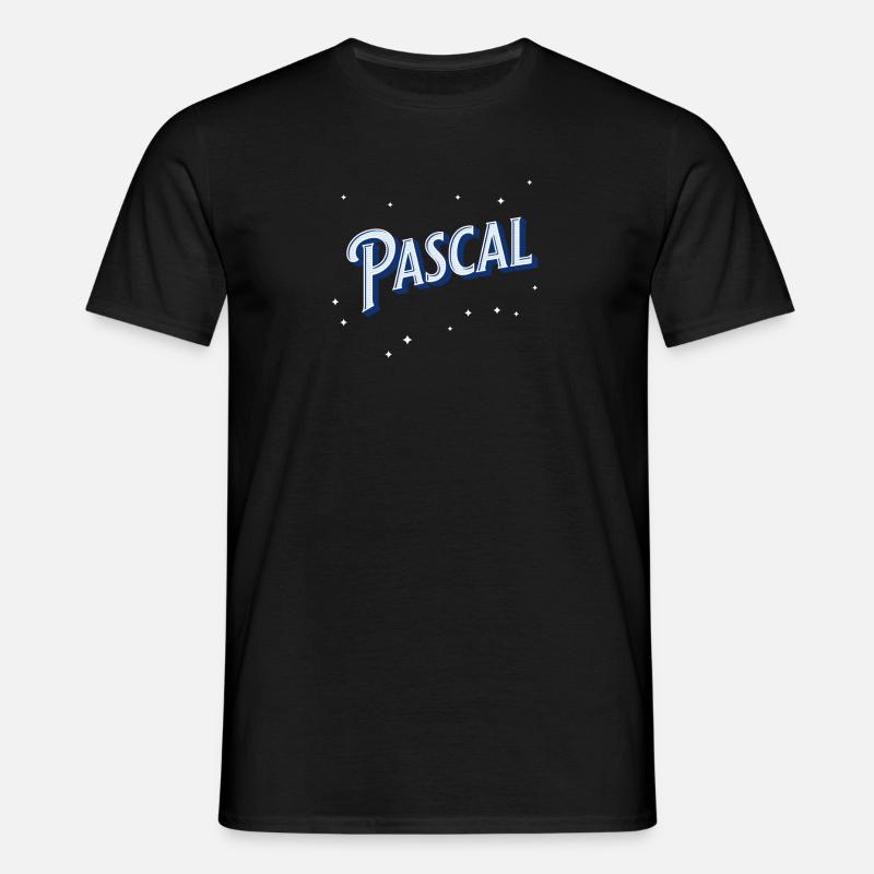 Pascal name personalized - Men's T-Shirt - black