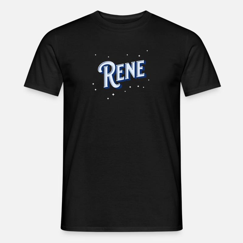 Rene name personalized - Men’s T-shirt - black