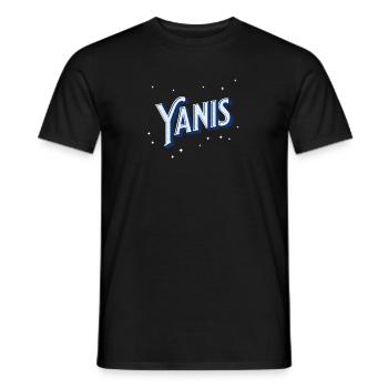 Yani's name personalized - Men's T-Shirt - black - Front - AI Model Male 178 light (178cm)