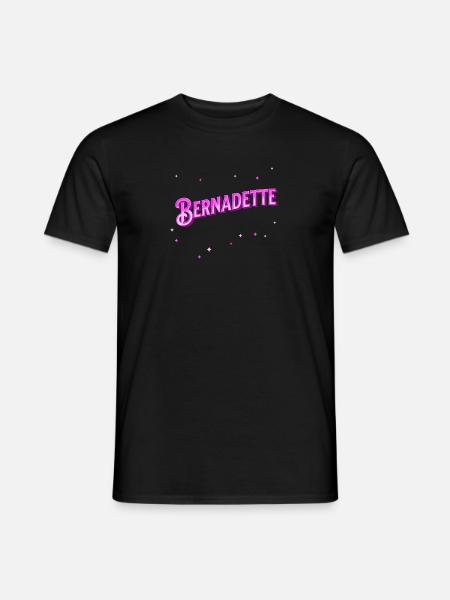 Bernadette name personalized - Men's T-Shirt - black