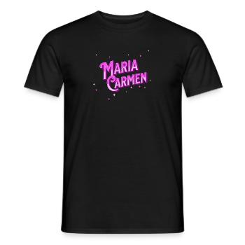 Maria Carmen name personalized - Men's T-Shirt - black - Front - AI Model Male 178 light (178cm)