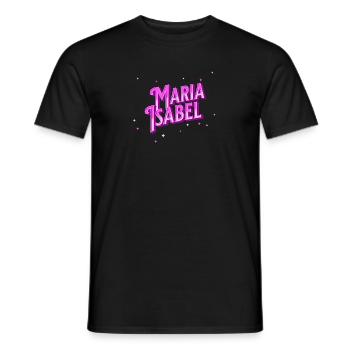Maria Isabel name personalized - Men's T-Shirt - black - Front - AI Model Male 178 light (178cm)