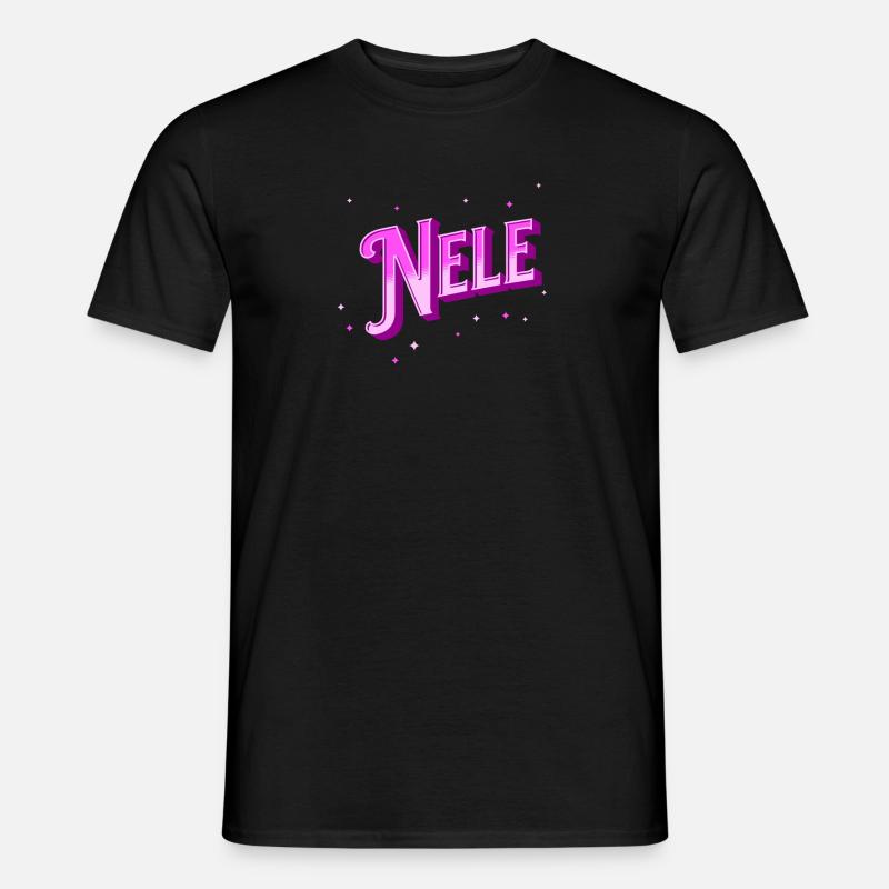 Nele name personalized - Men’s T-shirt - black