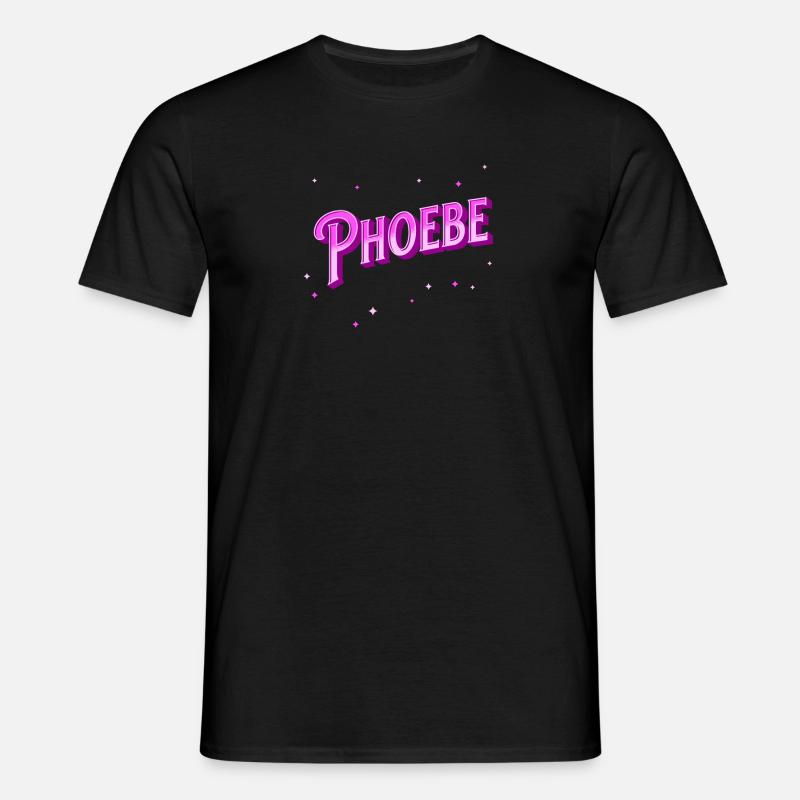 Phoebe name personalized - Men's T-Shirt - black