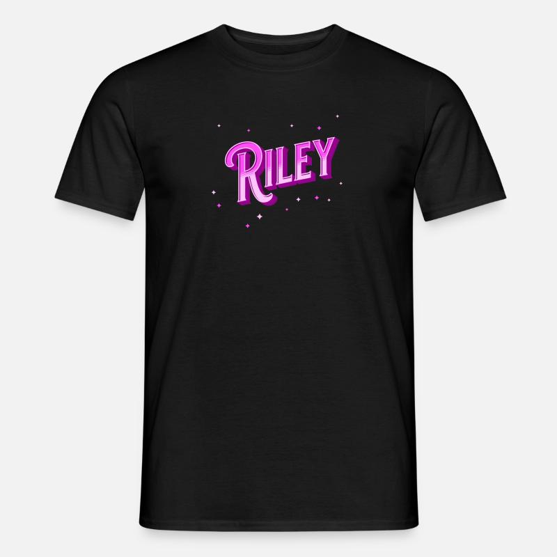 Riley name personalized - Men's T-shirt - black