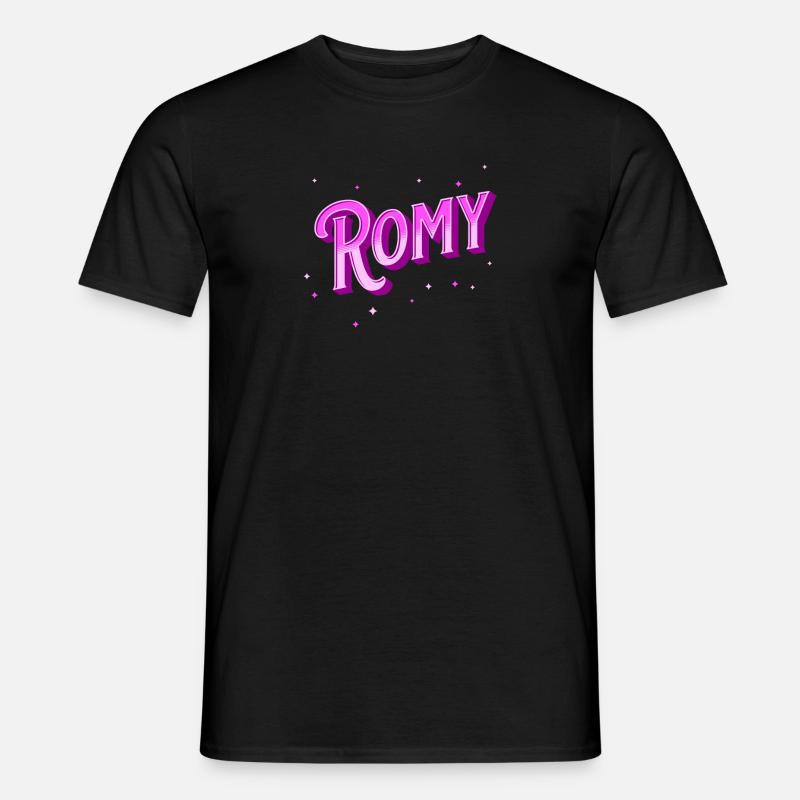 Romy name personalized - Men’s T-shirt - black
