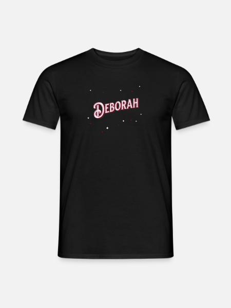 Deborah name personalized - Men's T-Shirt - black