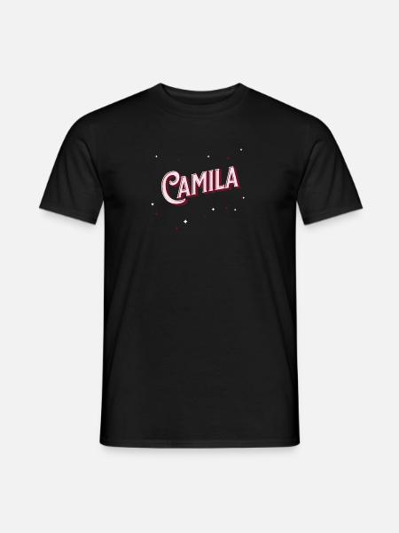 Personalized Camila name - Men's T-Shirt - black