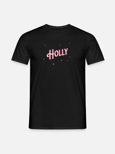 Holly name personalised - Men's T-Shirt - black