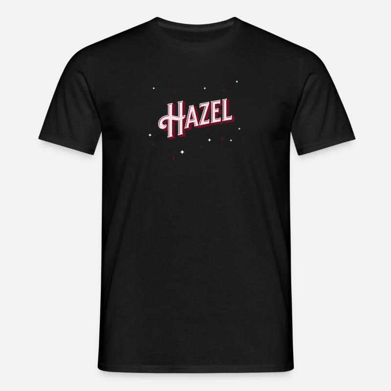 Hazel name personalized - Men's T-Shirt - black