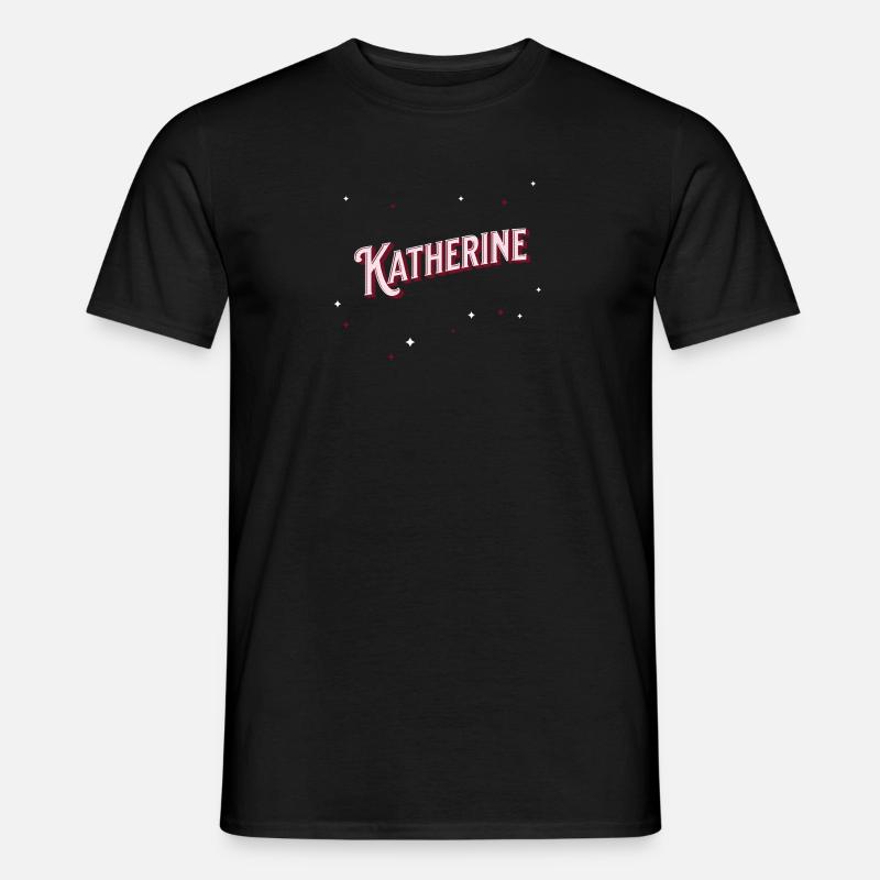 Katherine name personalized - Men’s T-shirt - black