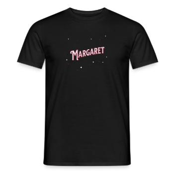 Le nom de Margaret personnalisé - T-shirt homme - noir - Devant - AI Model Male 178 light (178cm)