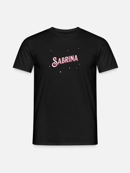 Sabrina's name personalized - Men's T-Shirt - black