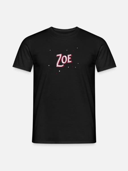 Zoe name personalized - Men's T-Shirt - black