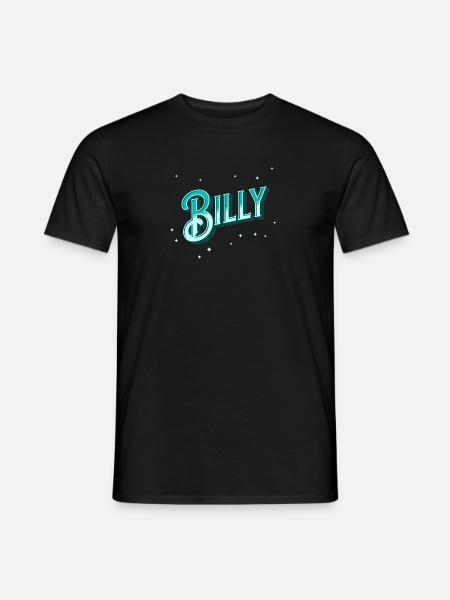 Billy name personalized - Men's T-Shirt - black