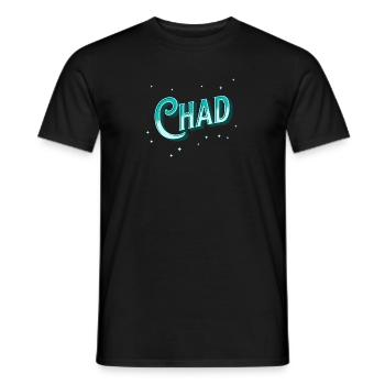 Nom Tchad personnalisé - T-shirt homme - noir - Devant - AI Model Male 178 light (178cm)