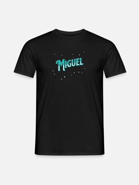 Miguel name personalized - Men's T-Shirt - black