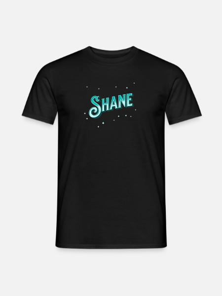 Shane name personalized - Men's T-Shirt - black