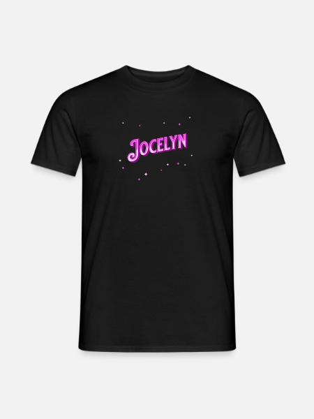 Jocelyn name personalized - Men's T-Shirt - black
